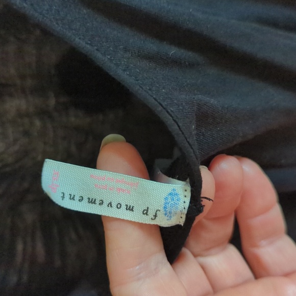 Free people! Oversized scoop back Black hole tee - Picture 6 of 6